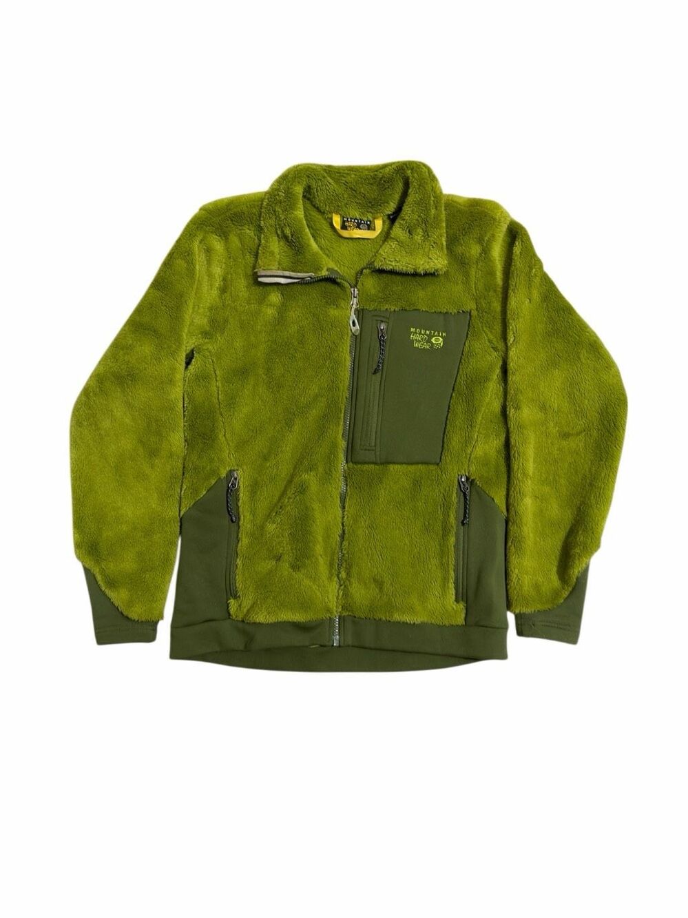 Mountain Hardwear Monkey Fleece Jacket Women’s Medium Green Sherpa Full Zip